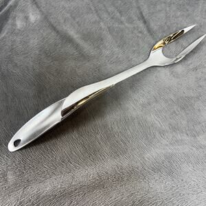 Copco 18/8 Stainless Steel Serving Carving Fork 2 Prong Double Fold Handle 13"